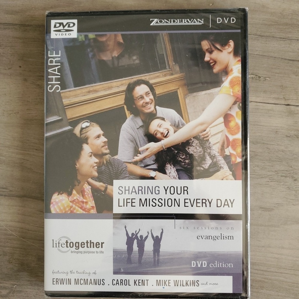 Sharing Your Life Mission Every Day: Six Sessions on Evangelism  DVD  New Sealed